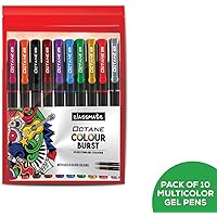 Classmate ITC Octane Colourburst Pen (Multicolour)- Pack of 10