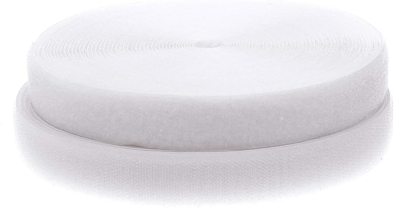 VELCRO Brand 10mm Hook & Loop White Sew On 2m Tape