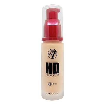 w7 hd foundation natural beige