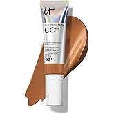 IT Cosmetics CC+ Cream - Natural Full Coverage Foundation With SPF 50+, Color Corrector & Anti-Aging Hydrating Serum, Hyaluronic Acid + Peptides, Lightweight Up To 24H Wear, All Skin Types