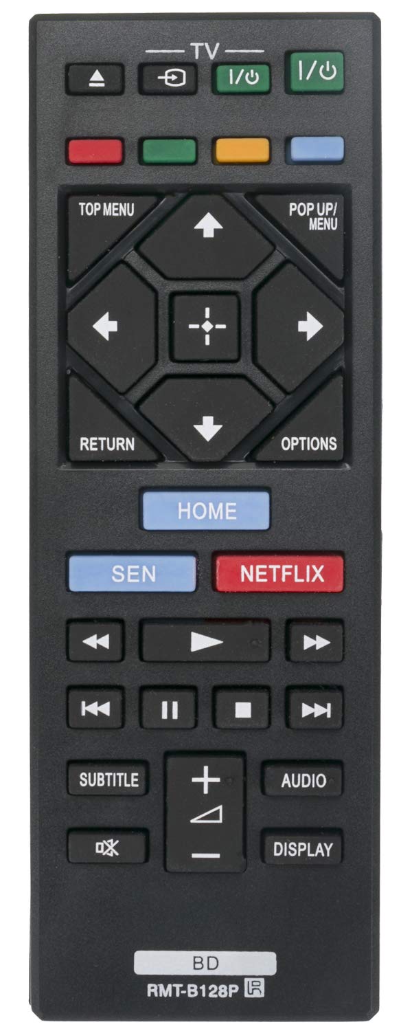 ALLIMITY RMT-B128P Remote Control Replacement for Sony Blue Ray Disc Player BDP-S5200 BDP-S3200 BDP-S7200 BDP-S1200 BDP-S4200 BDP-S6200