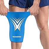 Extended Leg Knee Ice Pack Wrap for Injuries Compression, Reusable Gift Soft Gel Freeze Knees Brace for Swelling, Replacement Surgery, Cold Compress Therapy for Arthritis, Meniscus Tear and ACL