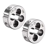 uxcell 1/4-28 UNF Round Die, Machine Thread Right