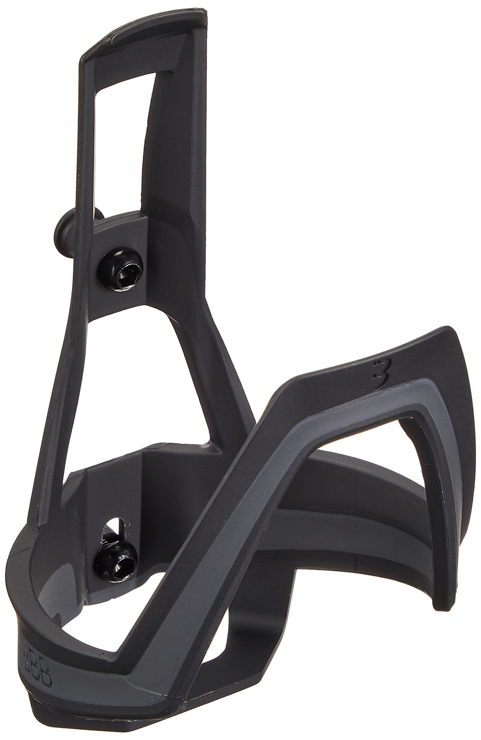 BBB Cycling Water Bottle Holder Universal Bike Bottle Cage for Road Bike and MTB Lightweight DualCage BBC-39 Dark Grey/Black