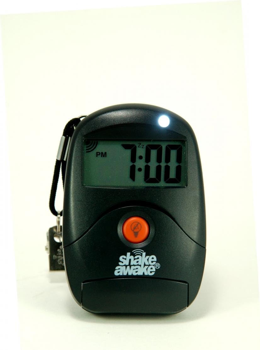 Shake Awake Vibrating Portable Travel Clock Health
