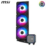 MSI MAG A13 360 AIO CPU Liquid Cooler 360mm Radiator RGB view 3