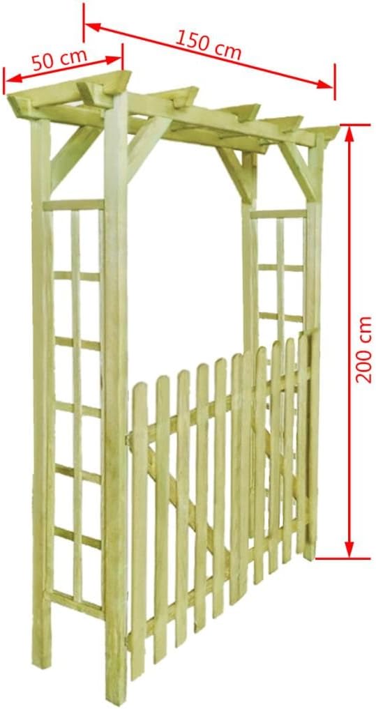 Gartentore Garten Terrasse Gartenbogen Rosenbogen Gartentor Torbogen Gartenlaube Holzlaube Mit Turschloss Patronlarinensesindeyiz Org