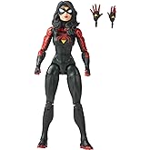 Spider-Man Marvel Legends Series Jessica Drew Spider-Woman, Legends Collectible 6 Inch Action Figures, 2 Accessories