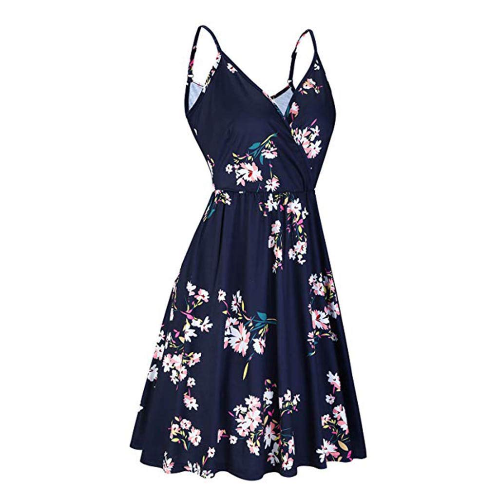 HCFKJ Vestiti Donna Camis Sweetheart da Donna Vintage Stampato Senza  Maniche con Strappi Abbigliamento premaman Prima infanzia tomorrowshope.tv