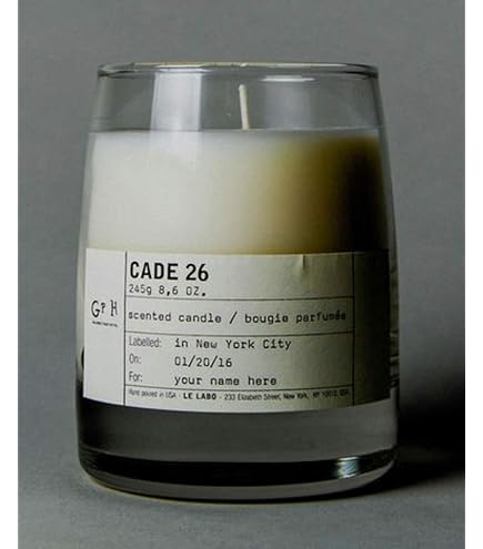 Amazon.com: Le Labo SANTAL 26 mini concrete candles 59.5g / 2.1oz