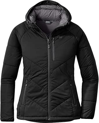outdoor research women's alpine down hooded jacket