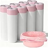 Kifmurase 160 Pcs Disposable Bedside Commode Liners for Adult, Portable Potty Bags Leak Proof Toilet Liners Fits All Standard Commode Chair Toilet Bucket Potty Bedpan