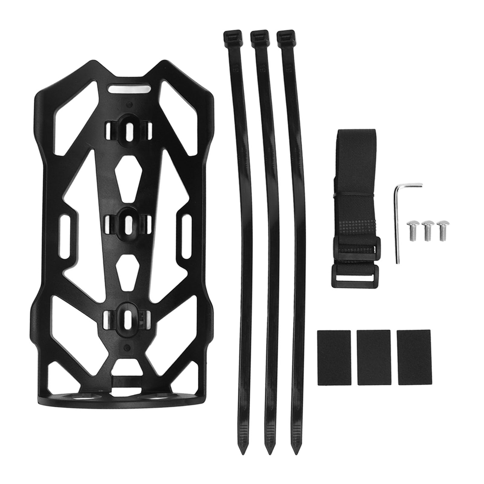 Bike Cargo Cage, Bike Front Fork Cage with Fixing Straps, Waterproof Fork Mount Water Bottle Cage, Portable Cycling Pack Bike Pannier for Mountain Bikes
