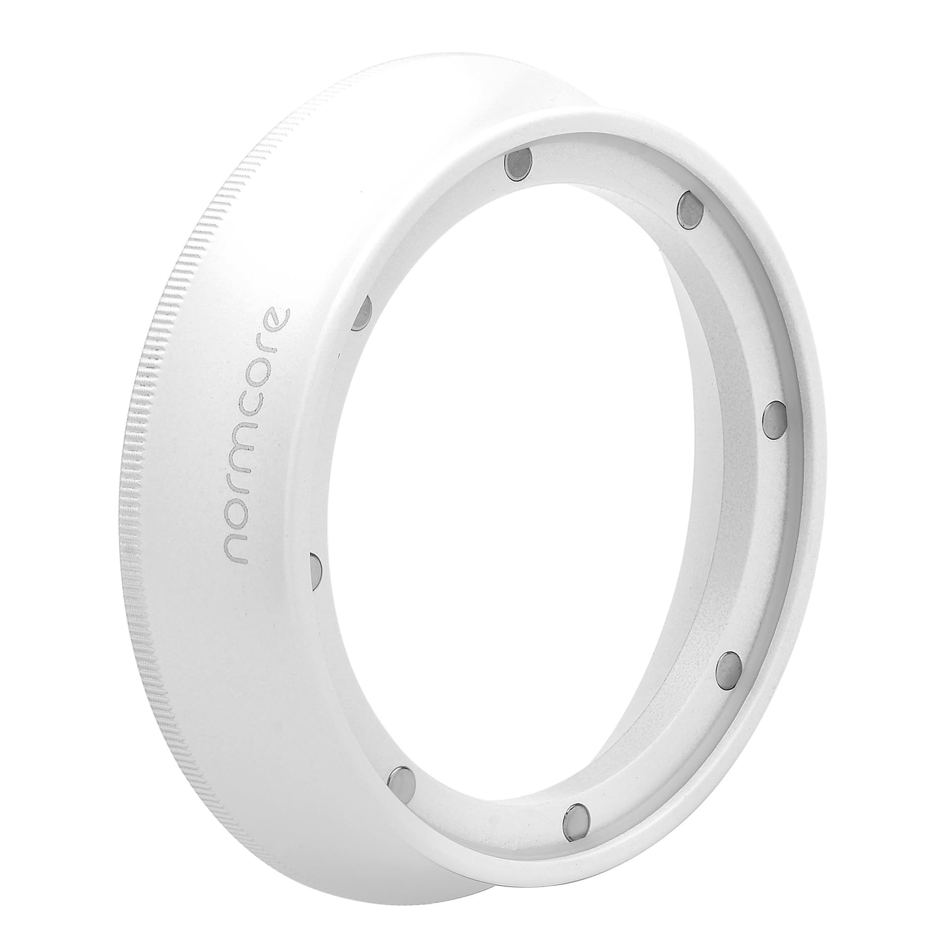 Photo 1 of Normcore 54mm Magnetic Dosing Funnel V2 - Espresso Dosing Ring - 18mm Anodized Aluminum with 8 Neodymium Compatible with Fits 54mm Breville Sage Portafilter - Non-stick coating White