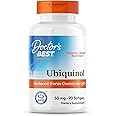 Doctor's Best Ubiquinol with Kaneka QH, Non-GMO, Gluten & Soy Free, Heart Health, 50 mg, 90 Count