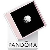 PANDORA Moments Engravable Sparkling Button Charm - Jewelry for Women - Includes Gift Box