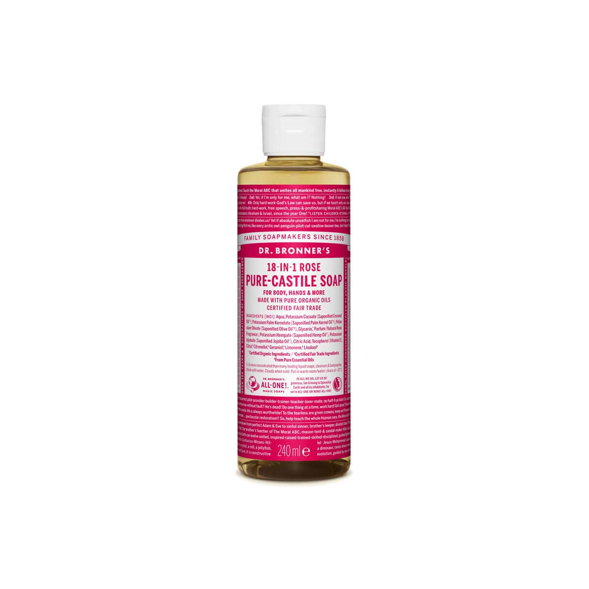 Dr. Bronner's Organic Pink Liquid Soap 240 ml