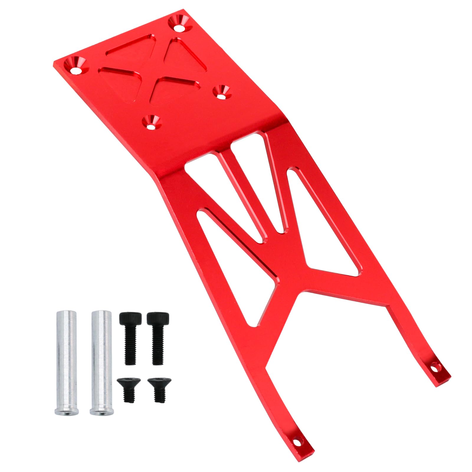 Photo 1 of ***********Missing bolts**********
Aluminum Alloy Front Skid Plate Compatible with Traxxas Slash 2WD Ford F-150 Slash VXL Upgrade Parts,Replace #5837 (Red)