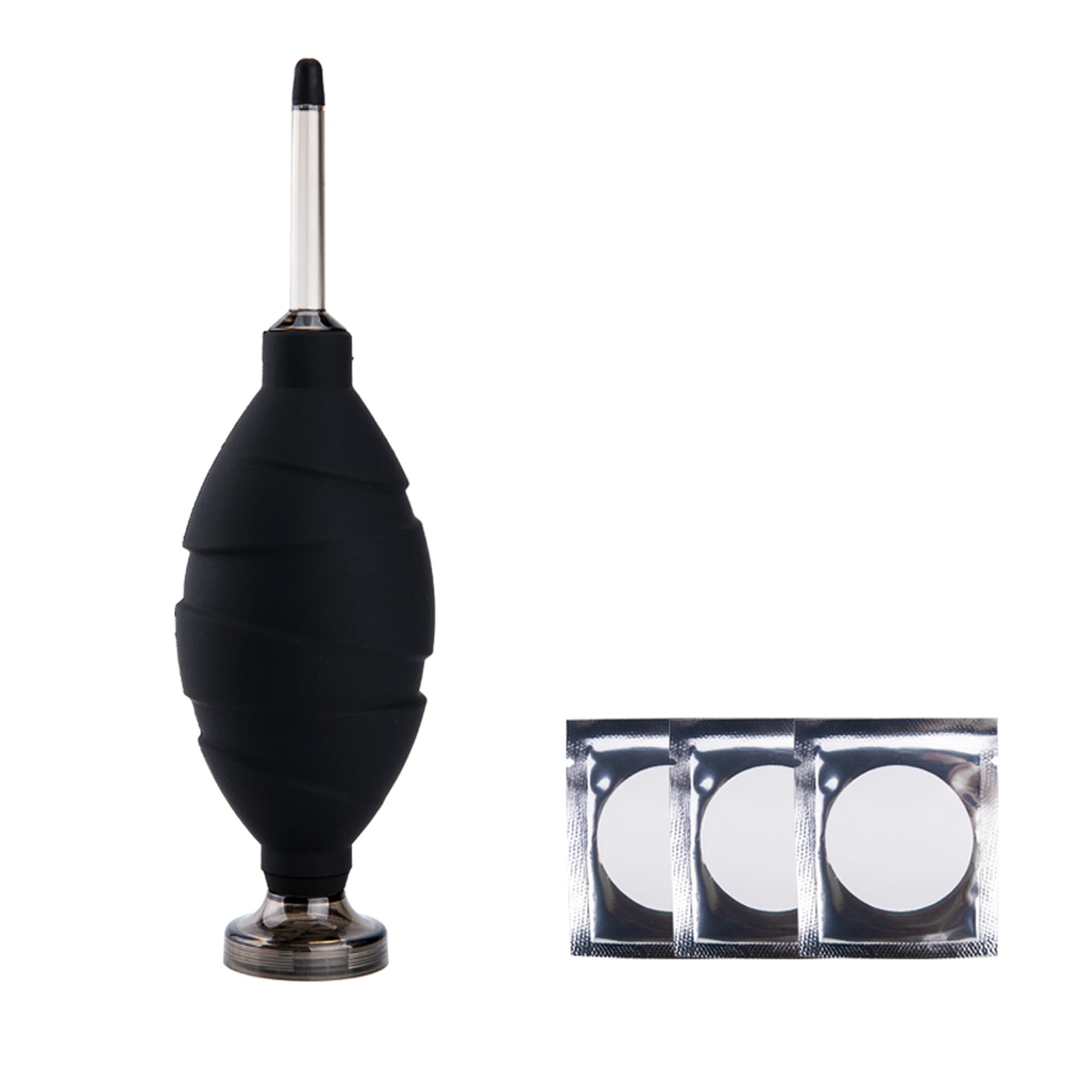 JJC Professional & Safe Dust Free Clean Air Blower for Digital SLR Camera Sensor(CCD/CMOS), Lenses, Filters and Other Sensitive Electronic Equipment - Black Color