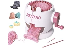 Yohencin Knitting Machine, Smart Weaving Loom Knitting Board Rotating Double Knitting Loom Machine, 22 Needles Knitting Round Loom Hand Artifact Wool Machine DIY for Adults and Kids