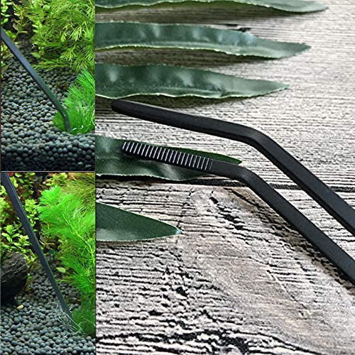 INITIAL LEAF Aquarium Long Tweezers 15 inch Reptile Fish Feeding Tongs