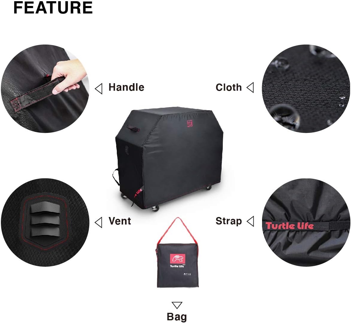 Turtle Life BBQ Grill Cover - Image 4