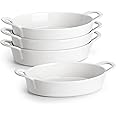 MALACASA BAKE, set van 4 ovale keramische bakvormen, 670 ml