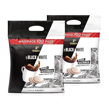 Tchibo Black´n White Kaffee-Pads, 200 Stück (2 x 100 Pads)