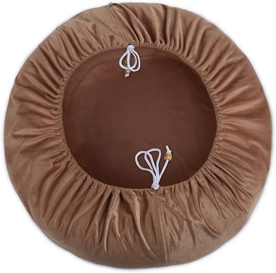 JoicyCo Drawstring RoundDog Bed Cover Pet Bed Covers