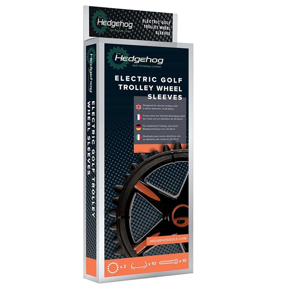 Hedgehog Hedghog Electric Golf Trolley Wheel Sleeves 27-29cm