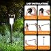 SUNNEST Solar Garden Lights Outdoor 12Pack Stainless Steel Solar Pathway Lights, Outdoor Landscape Lighting for Lawn/Patio/Yard/Walkway/Driveway SG-T9285