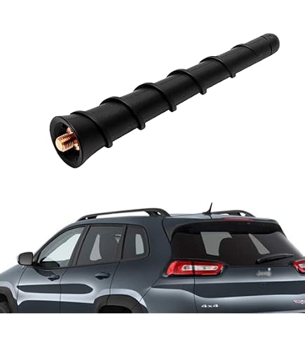 Antenne Aileron De Requin Pour Jeep Renegade (2014-2019) - Booster Réception, Design Épuré, Étanche - Accessoire De Modification