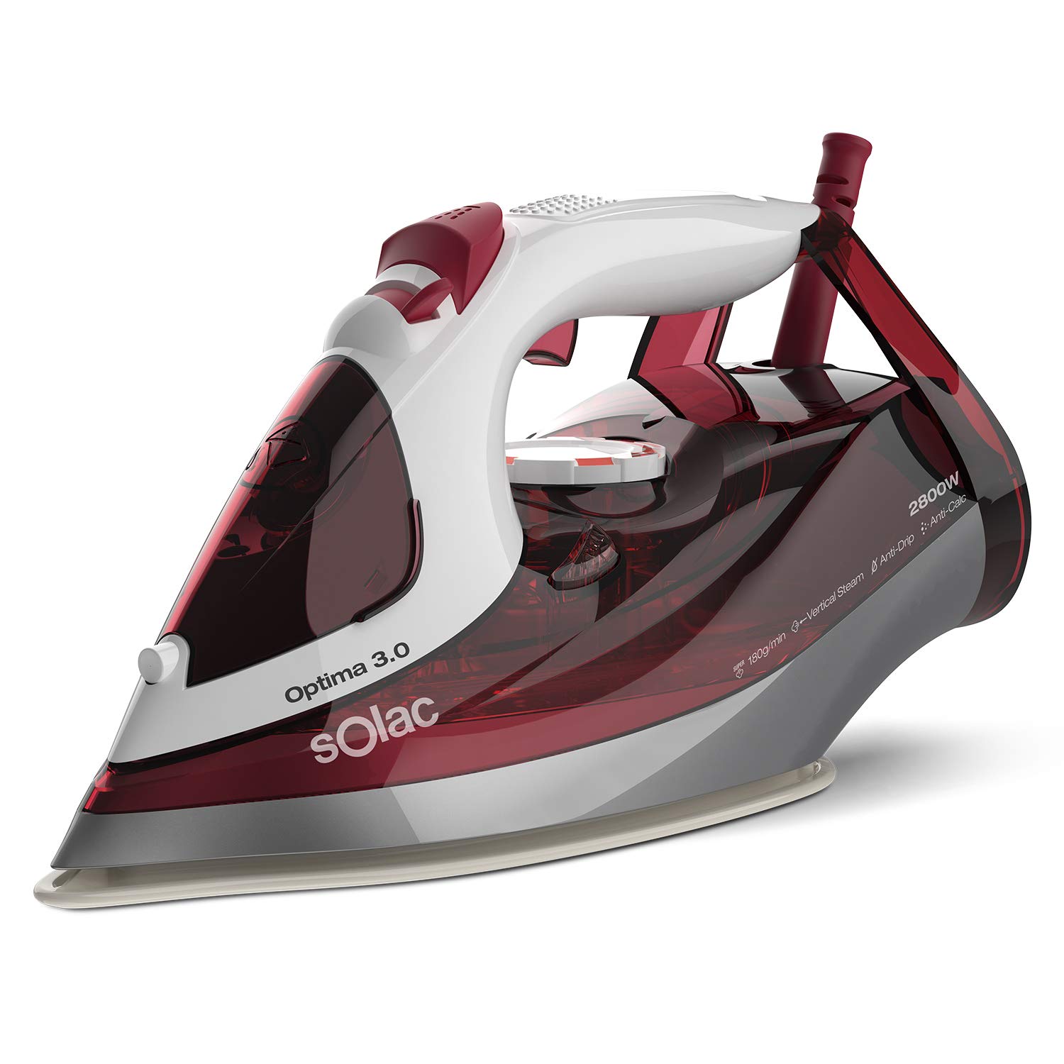 Solac-Plancha-de-vapor-Optima-30-2800W-Golpe-vapor-180gmin-Vapor-continuo-40gmin-Suela-ceramica-Punta-de