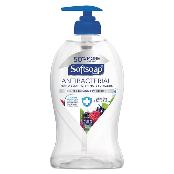 SOFTSOAP LIQUID HAND SOAP PUMP, ANTIBACTERIAL WHITE TEA...