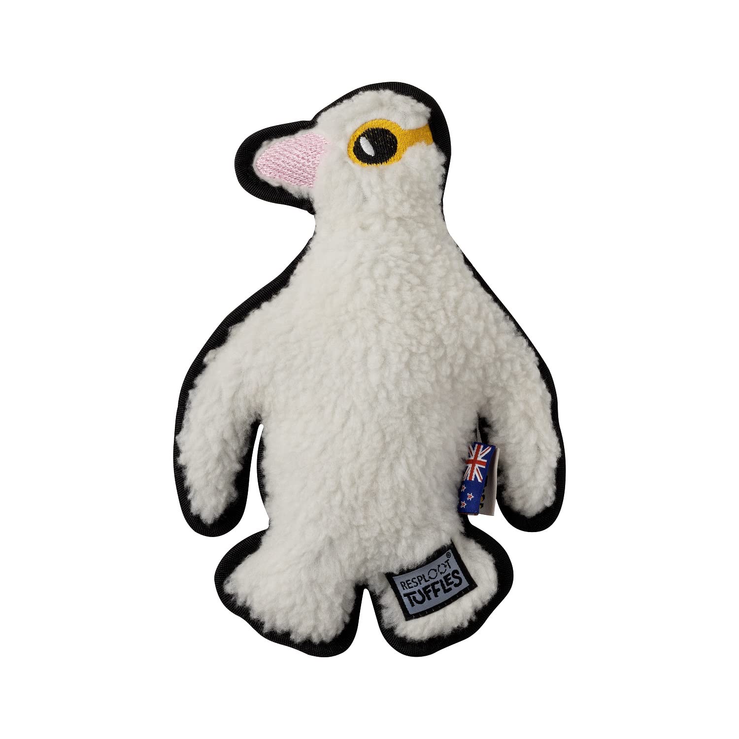 PetLove Resploot Tuffles Penguin,Tough Strong Dog and Puppy Toy with Squeaker,100 percent recycled materials,Black & WhiteAK9 — image 1