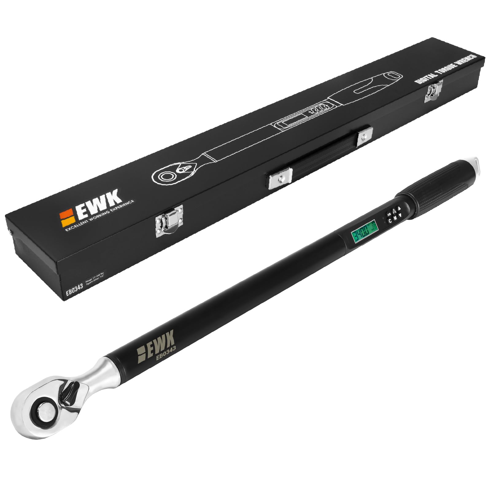 Mua 1/2inch Drive HeavyDuty Digital Torque Wrench with Angle 12.5250