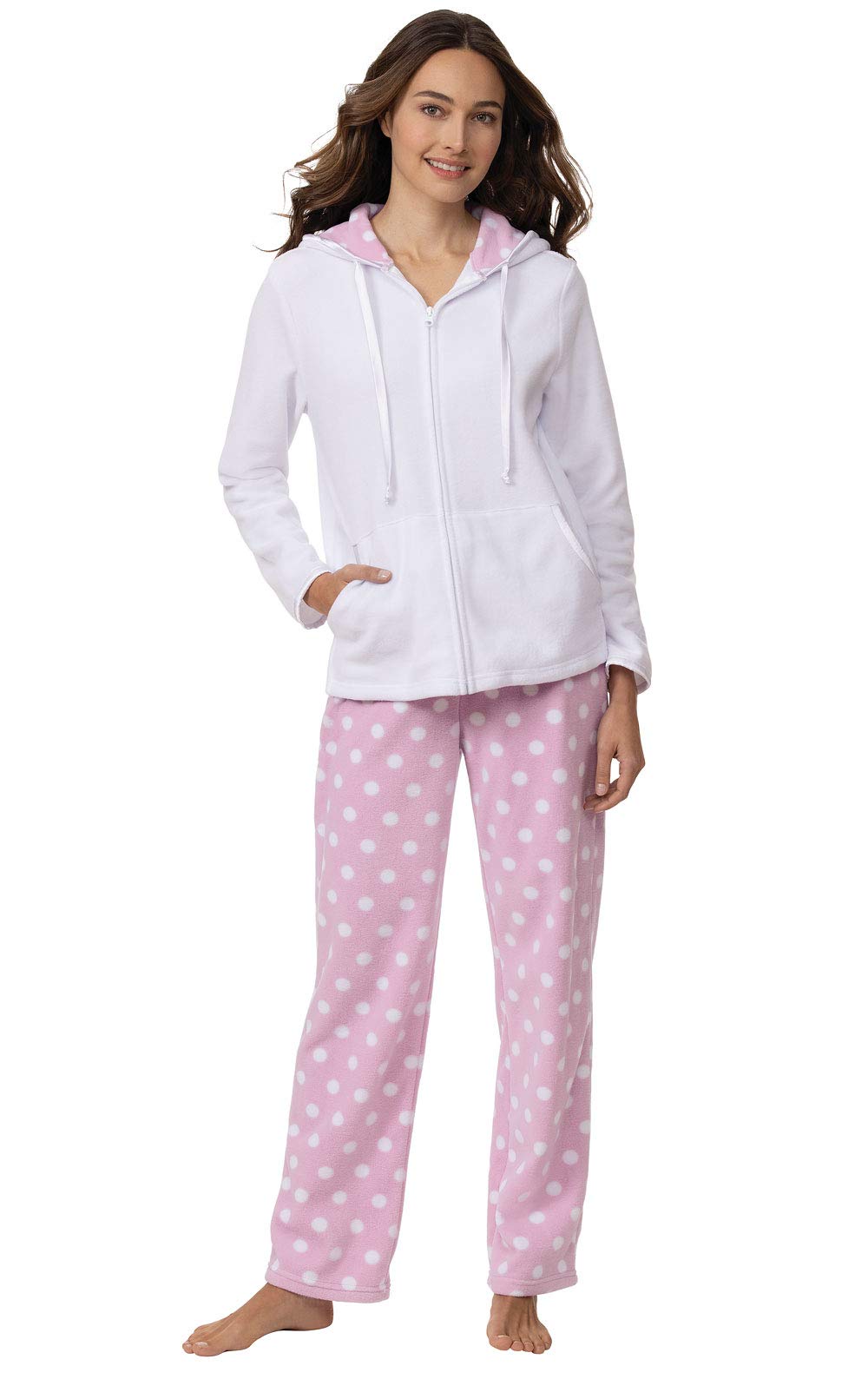 PajamaGram Snuggle Fleece Pajamas Women - Pajamas for Women Cuddly Soft