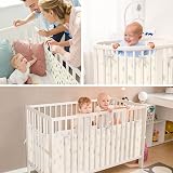 Vicloon Cot Bumper 2Pcs Breathable Mesh Crib Rail Cover Star Design view 7