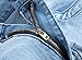 Qazel Vorrlon Men's Biker Moto Vintage Skinny Fit Ripped Distressed Strecth Denim Jeans 606Blue,Size 32