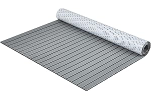VEVOR Boat Flooring - EVA Foam Decking 94.5" x 45.7", Non-Slip Self-Adhesive, 29.9 sq.ft Marine Carpet for Yacht, Pontoon, Kayak
