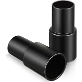 Honoson 2 Pieces Vacuum Hose Adapter 1-1/4" to 1-3/8", Universal Reducer | Connect 32mm ID to 35mm Od, Plastic Vacuum Attachments, Fits Cleaner Hose Accessories, for Brush to Tube