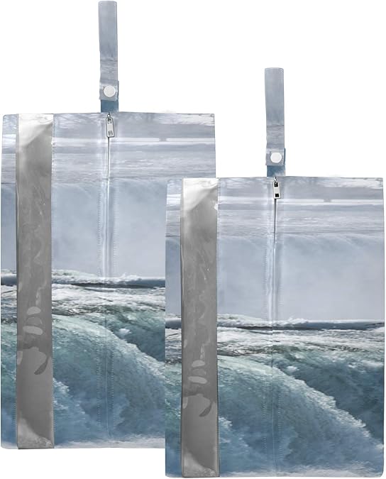 Waterproof Travel Shoe Bag Pack,Beautiful View Niagra Falls During