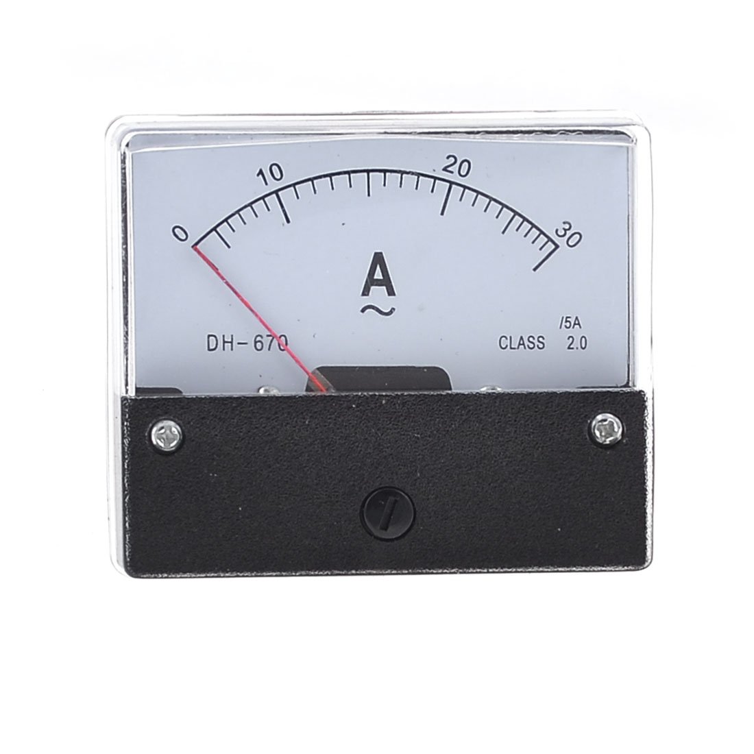 sourcingmap Square Panel 0-30A AC Current AMP Meter Analogue Amperemeter
