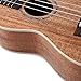ADM Concert Ukulele Beginner Kit Mahogany Hawaiian Wood 23 Inch Ukelele Bundle Ukalalee Set with Uke Free Starter Lessons for kids Students and Adults, Brown