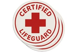 Certified Lifeguard Sticker for Water Bottles, Car Stickers, Book Sticker (3 Inches)