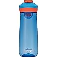 Contigo Kids Casey Water Bottle with AUTOSEAL Lid, 20 oz (591 mL), Blue Poppy & Coral