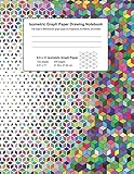 Isometric Graph Paper Drawing Notebook: Full sized 3-dimensional graph paper ideal for Engineers, Ar by R Smith