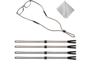 Buyisgle Kids Glasses Strap 4 PCS - Sunglasses Straps Cords for Boys Toddler and Girls - Eyeglass Holders Around Neck - Adjustable Eyewear String Lanyard Retainer 20 Inch