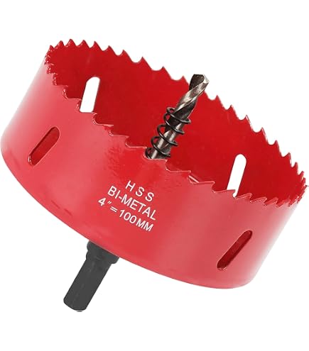 DEWALT DAH180080 5-Inch (127mm) Bi-Metal Hole Saw – Fast Cutting, Plug Ejection Slot, For Wood, Metal & Plastic