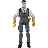 FORTNITE Midas (Master Grade) - 4-Inch Articulated Figure with Armor, Back Bling, and Harvesting Tool